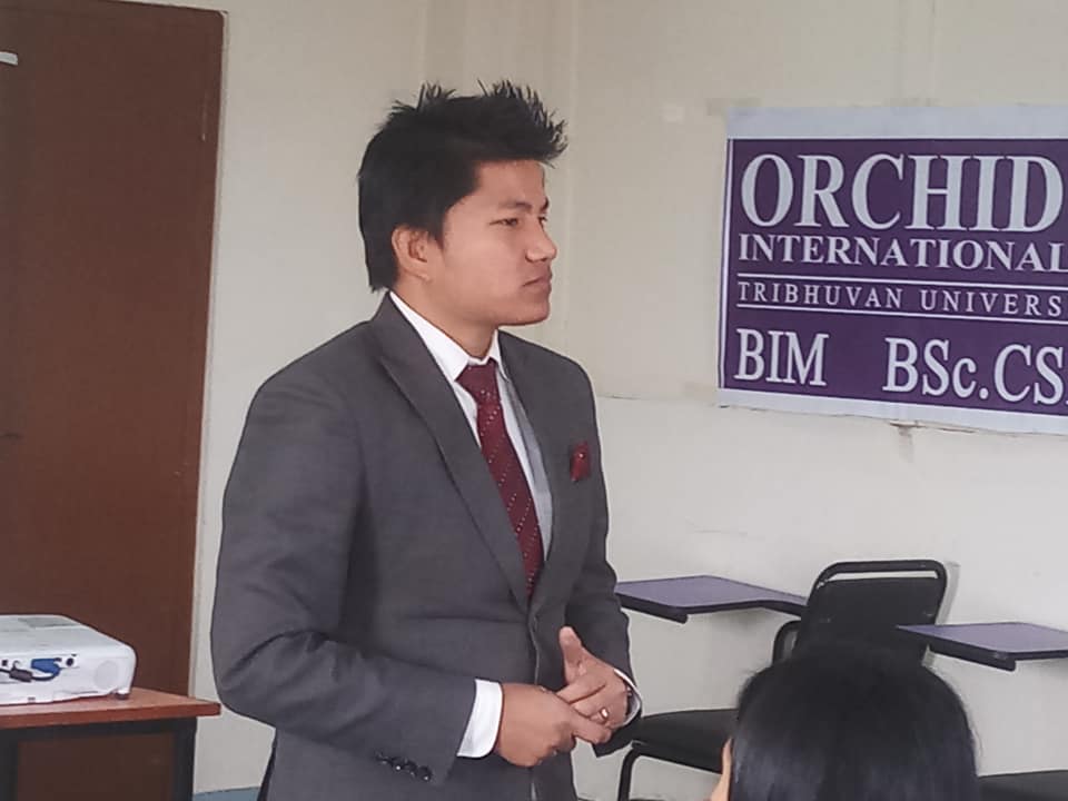 1591894460 829 Mr Bijay Lama HR Officer of NMB bank taking session