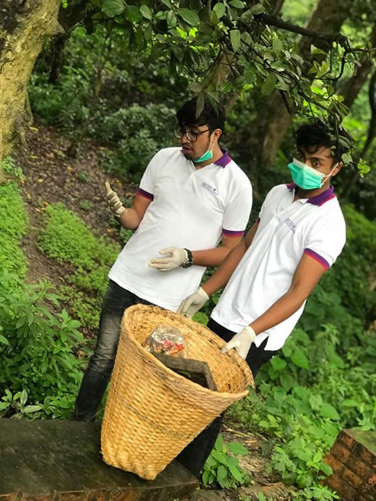 1591897224 124 Students of BSW First year participate in Cleaning and Tree