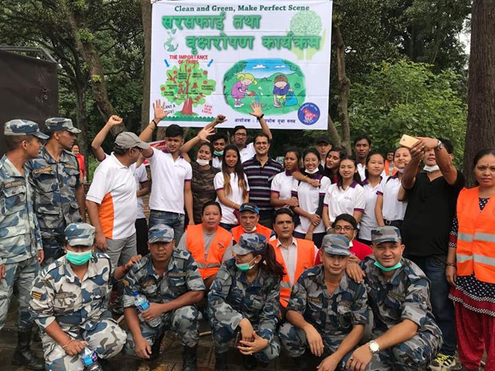 1591897224 285 Students of BSW First year participate in Cleaning and Tree