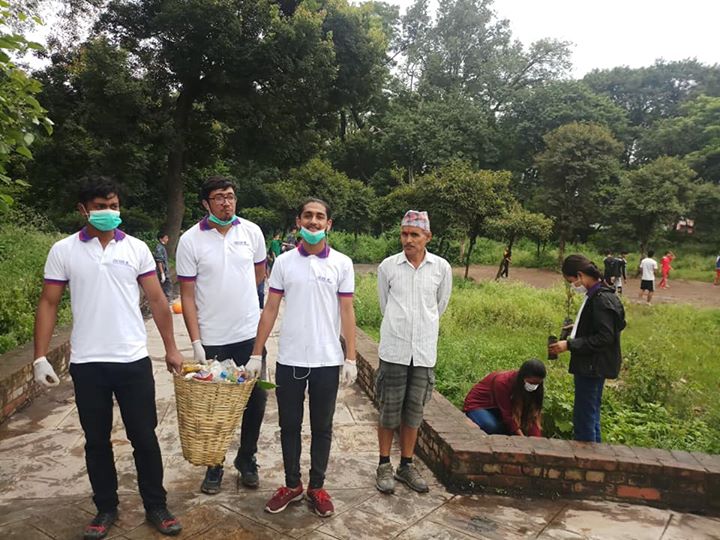 1591897224 295 Students of BSW First year participate in Cleaning and Tree