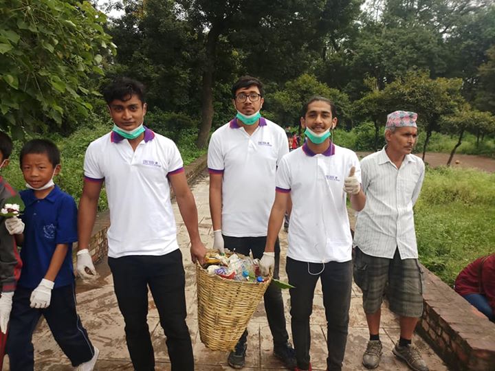 1591897224 406 Students of BSW First year participate in Cleaning and Tree