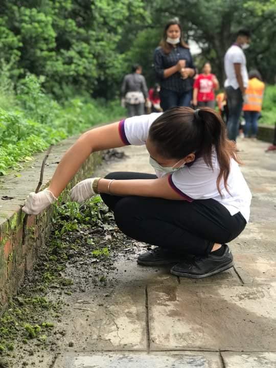 1591897224 820 Students of BSW First year participate in Cleaning and Tree