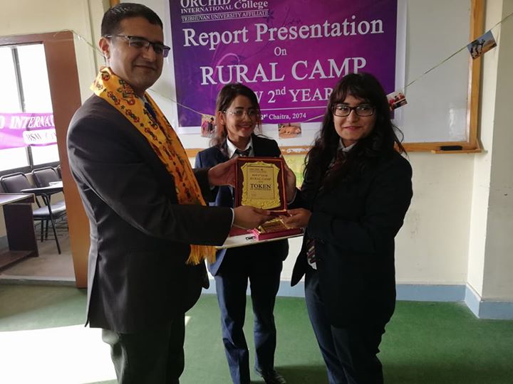1591899255 768 Students of BSW II year have presented reports on Rural