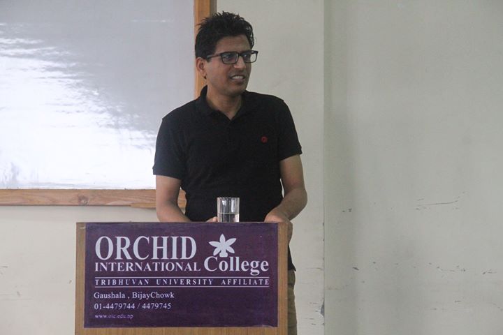 Guest Lecture On “entrepreneurship” By Narottam Aryal, Principal …