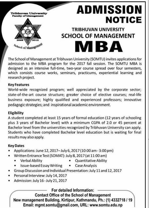 Interested student may apply