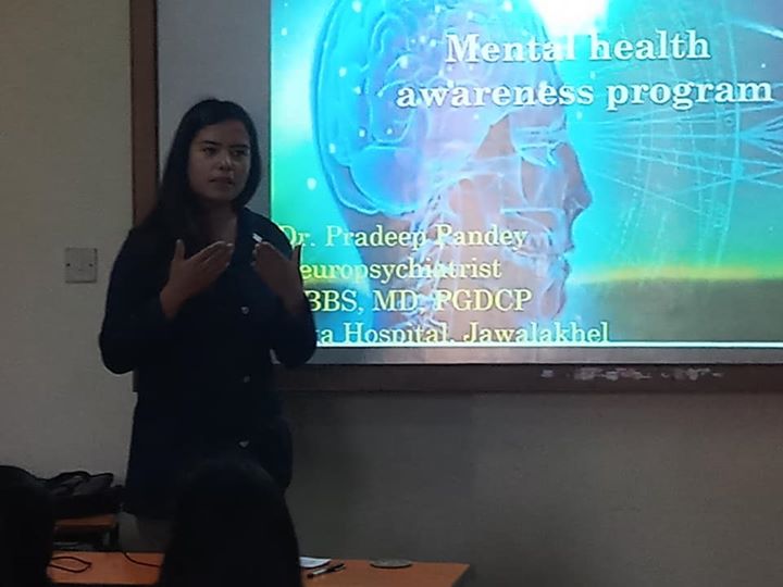 “mental Health Awareness Program” Was Organized For Bsw Students