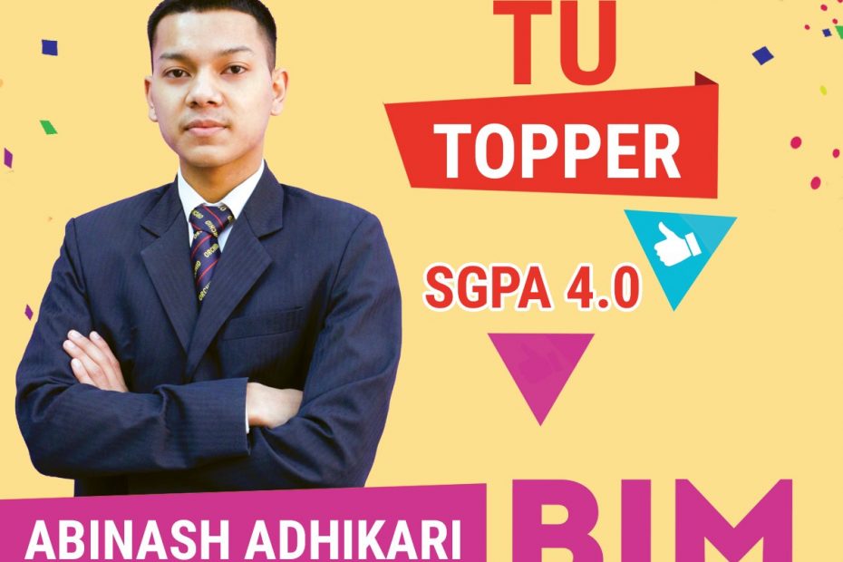 Congratulations: BIM 1st Semester 2079 Topper