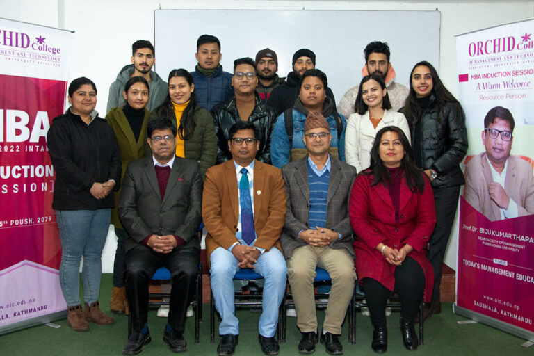 MBA Induction Program 2022 | Orchid International College